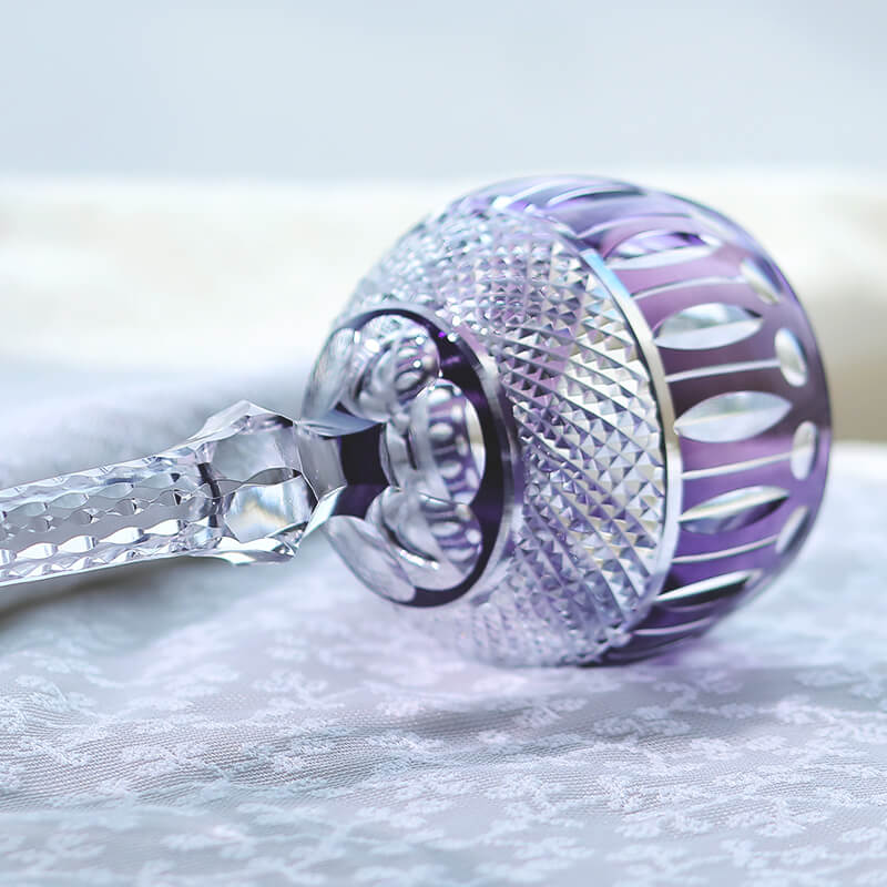 Edo Kiriko Handcrafted Crystal Stemmed Wine Glass