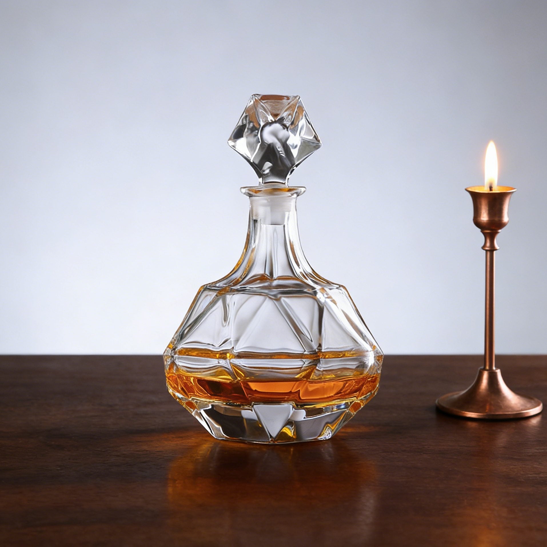 JR Prism Crystal Whisky Decanter