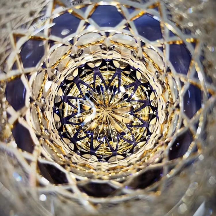 Edo Kiriko Handcrafted Fluorite Crystal Whisky Glass