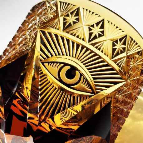 Edo Kiriko Angel's Eye Handcrafted Crystal Whiskey Glass