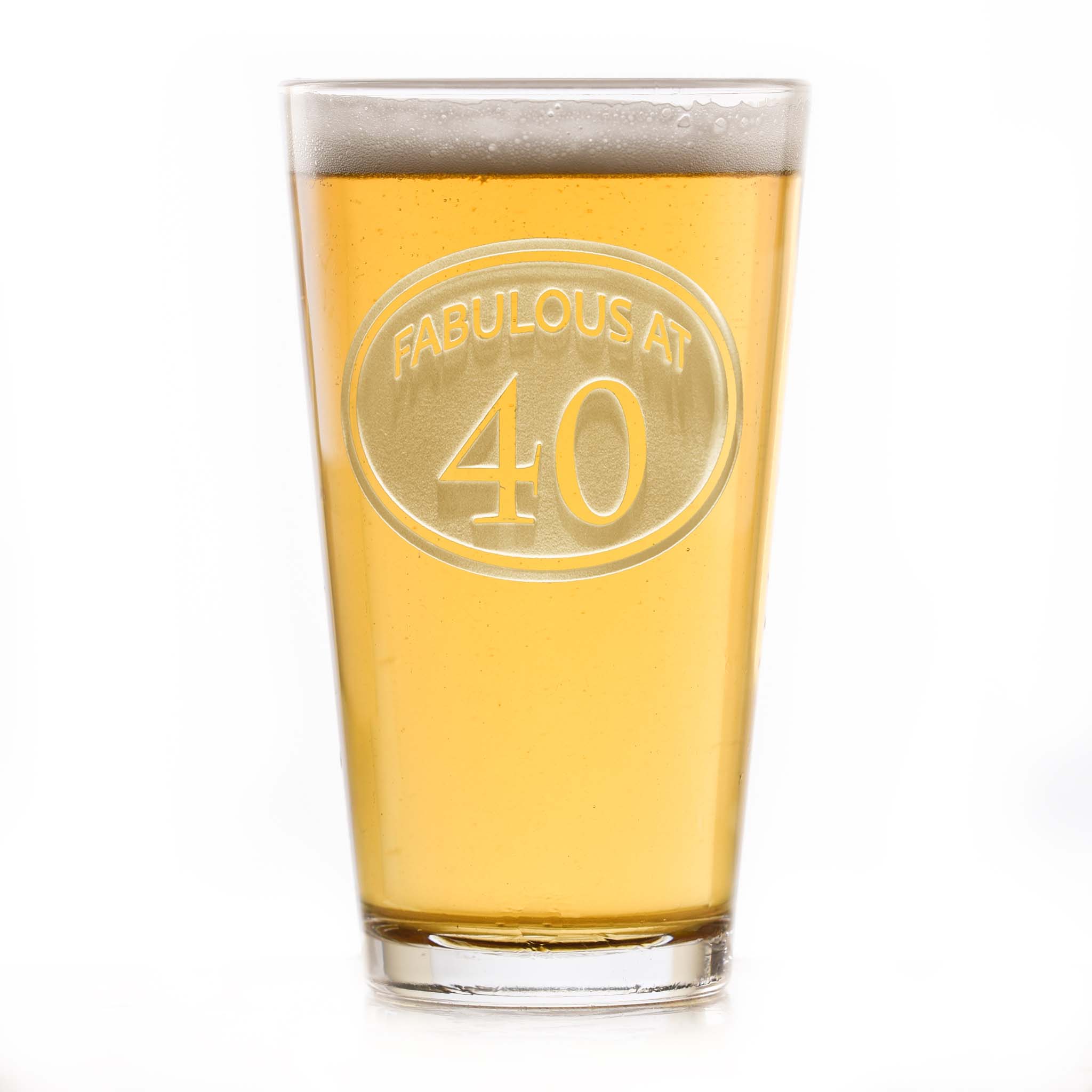 40th Birthday Beer Pint Glass