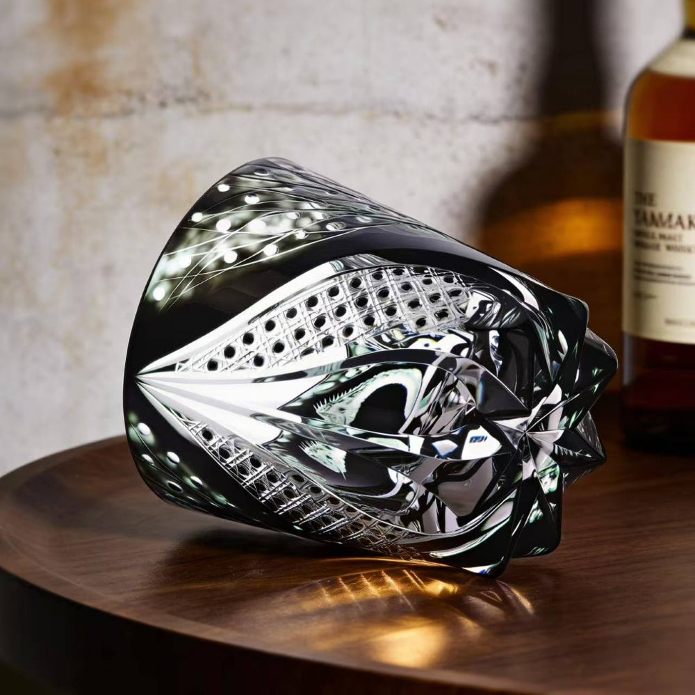 Edo Kiriko Handcrafted Year of the Snake Limited Edition Whisky Glass