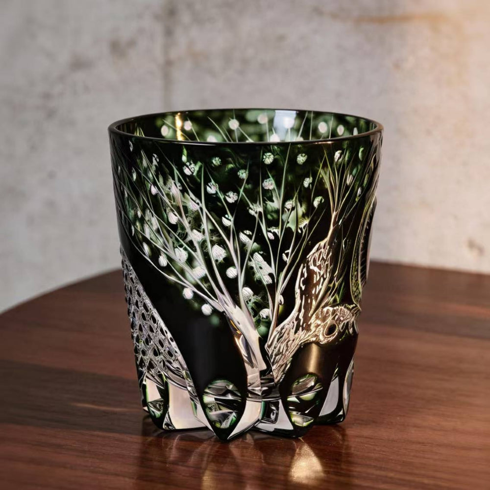 Edo Kiriko Handcrafted Year of the Snake Limited Edition Whisky Glass
