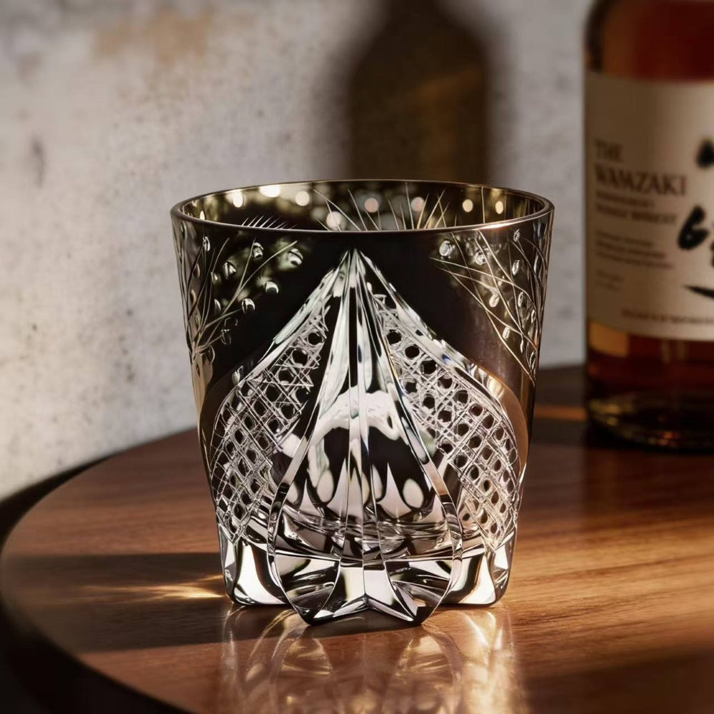 Edo Kiriko Handcrafted Year of the Snake Limited Edition Whisky Glass
