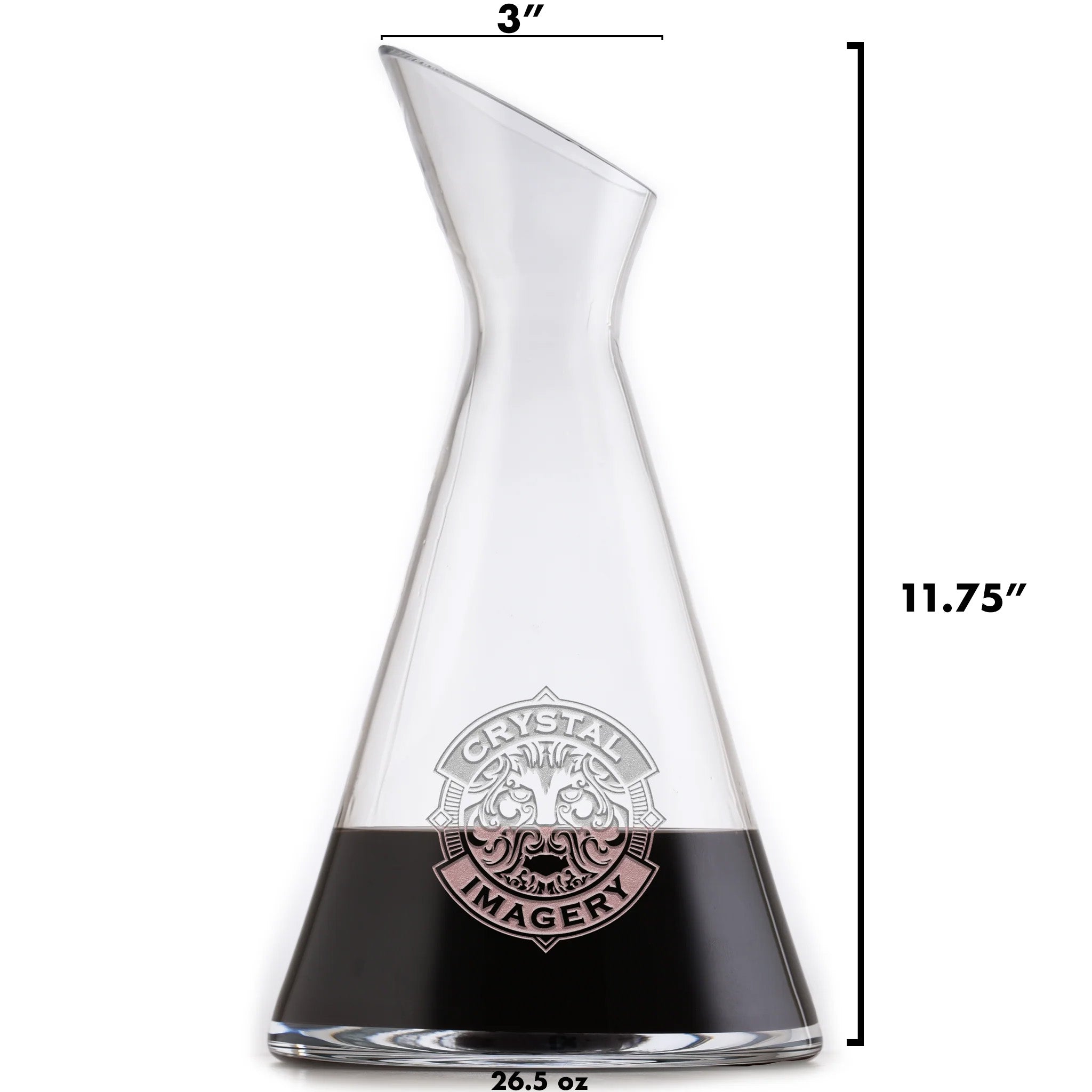 Crystal Wine Decanter & Glasses, Gift Set