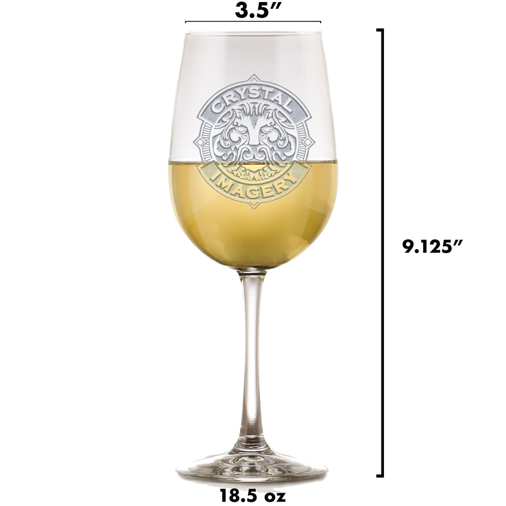 Zodiac Sign, Engraved Wine Glass Gift