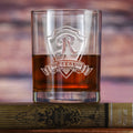 Monogrammed, Personalized Whiskey Glass M30