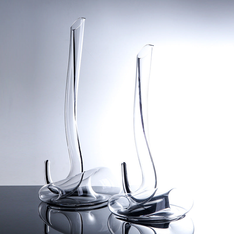 JR Serpentine Handcrafted Crystal Decanter