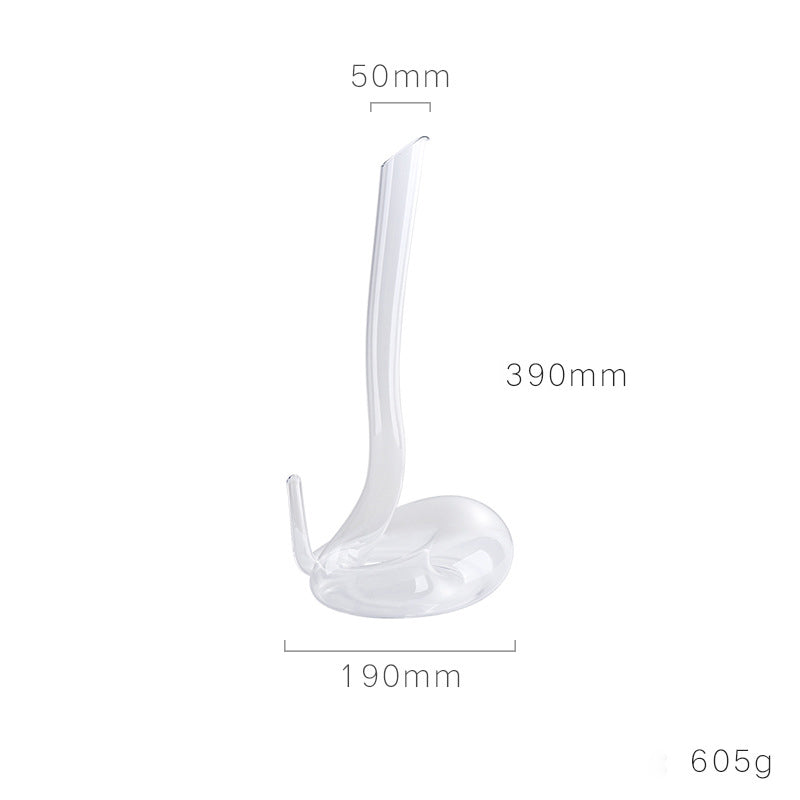 JR Serpentine Handcrafted Crystal Decanter