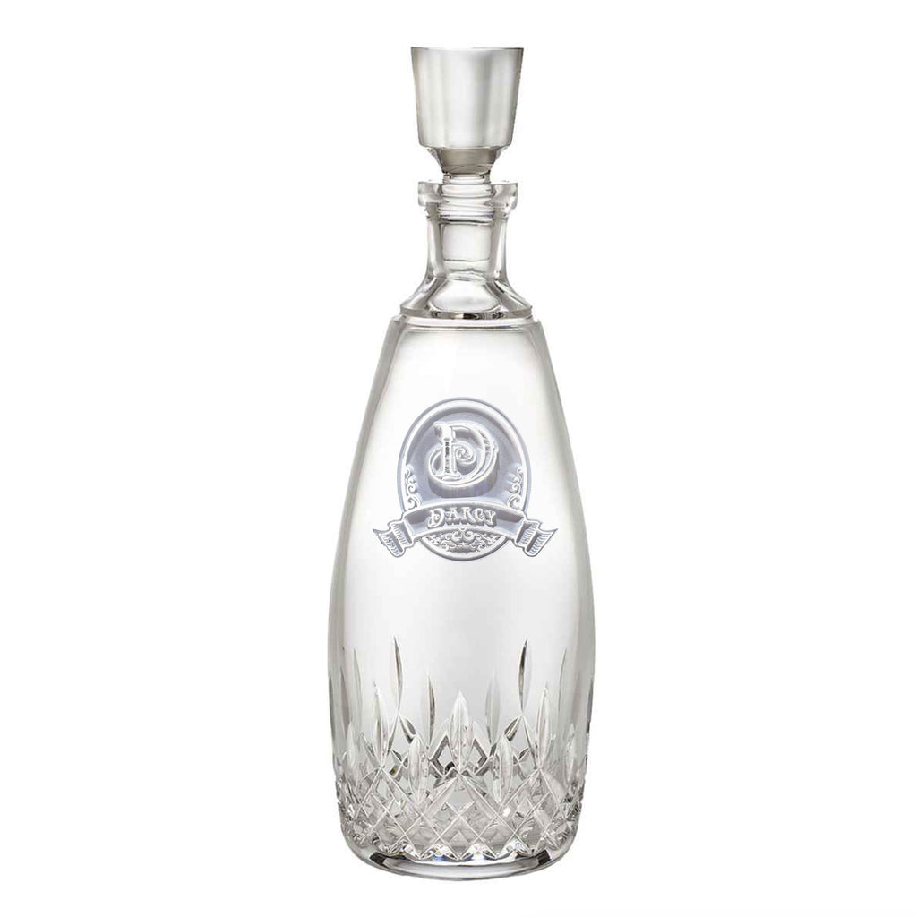 Engraved, Waterford Crystal Decanter