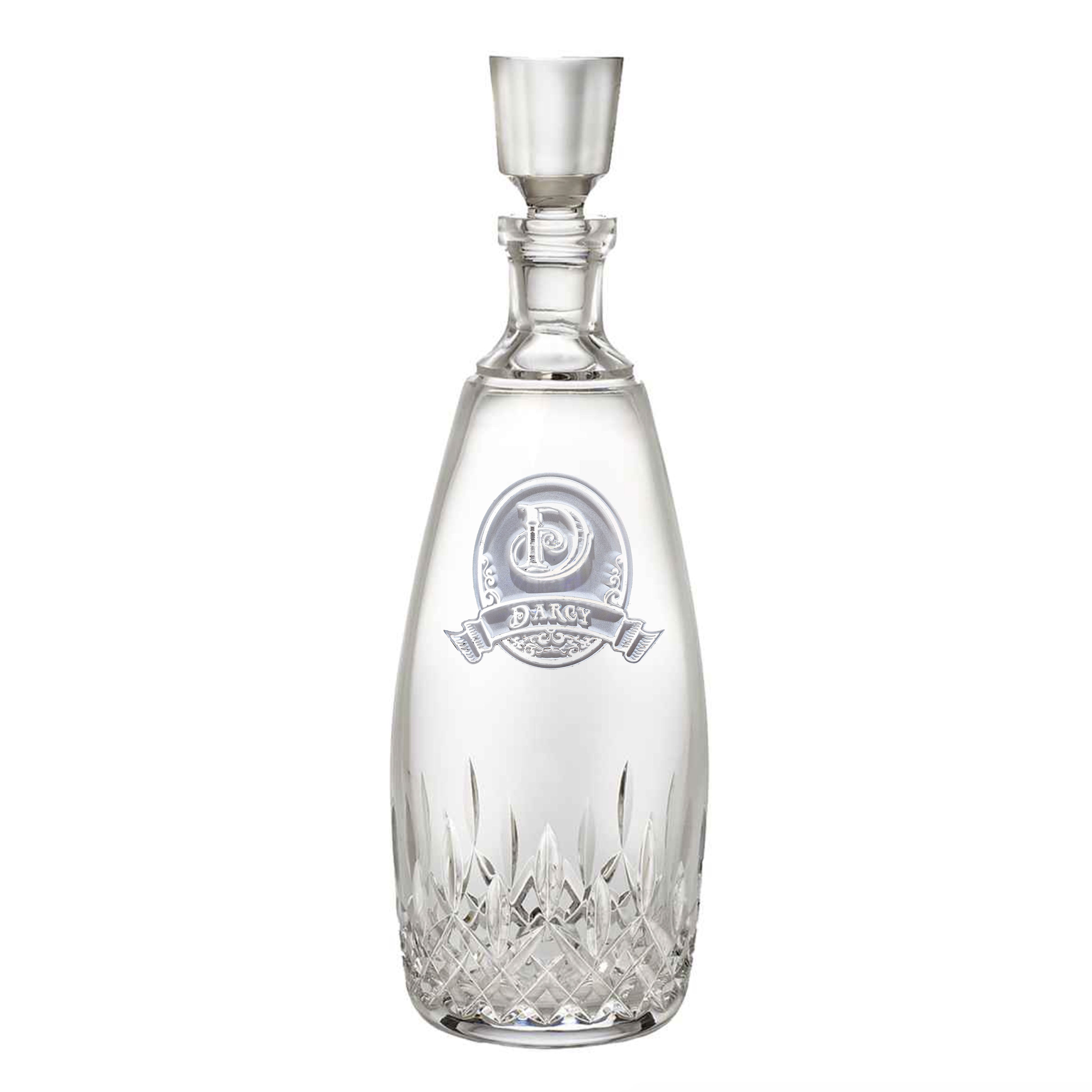 Engraved, Waterford Crystal Decanter