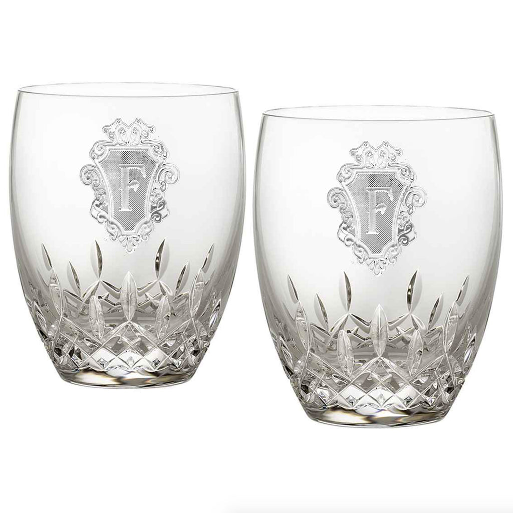 Engraved, Waterford Crystal Whiskey Glass