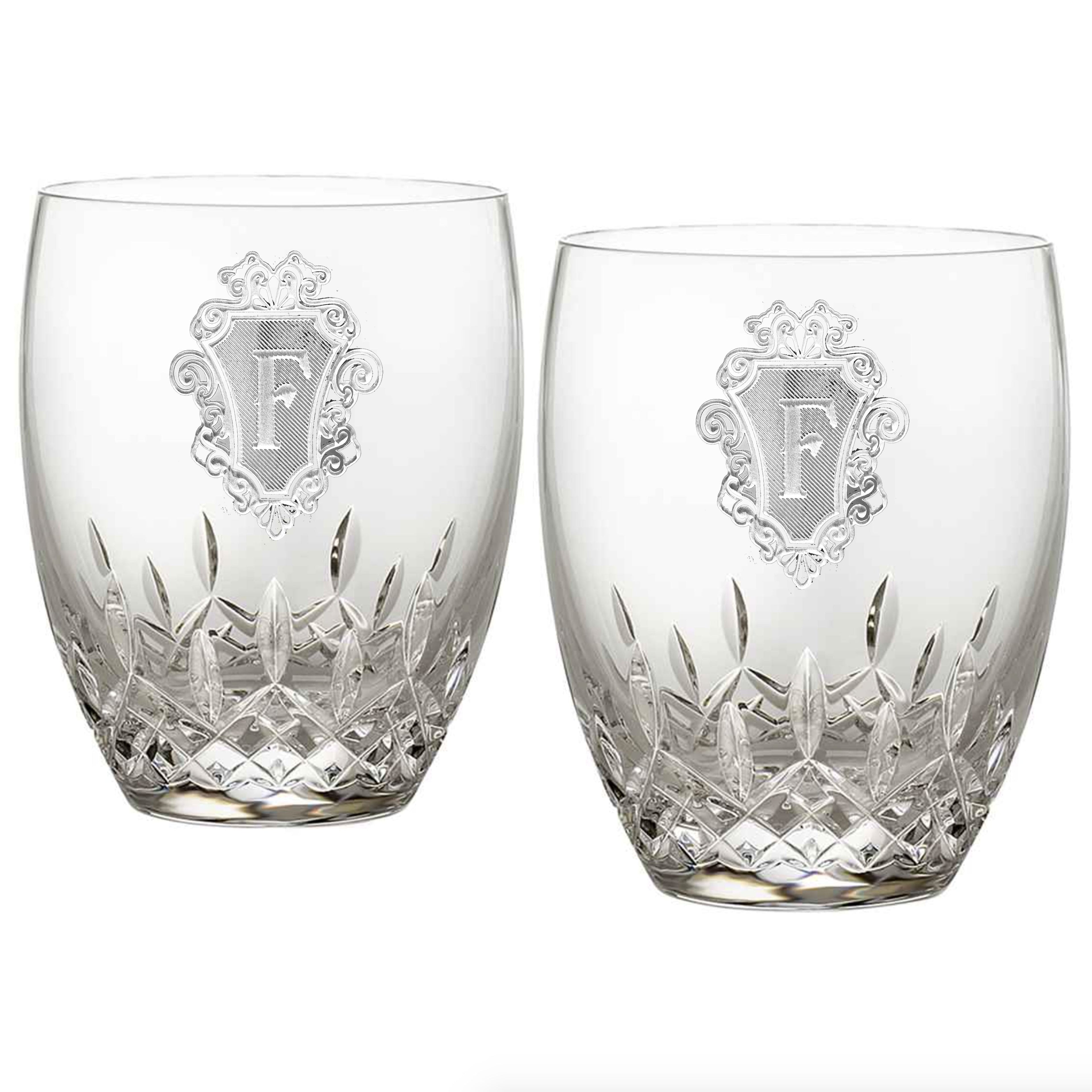 Engraved, Waterford Crystal Whiskey Glass