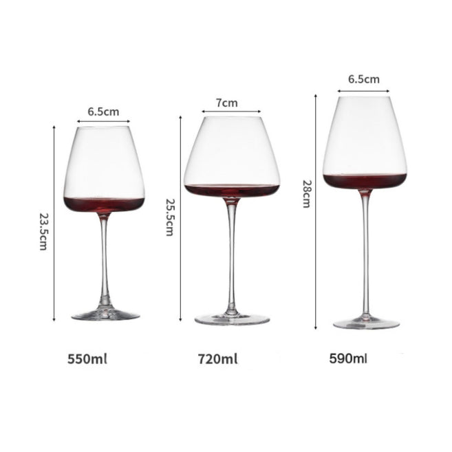 JR Bordeaux Crystal Wine Glass Set