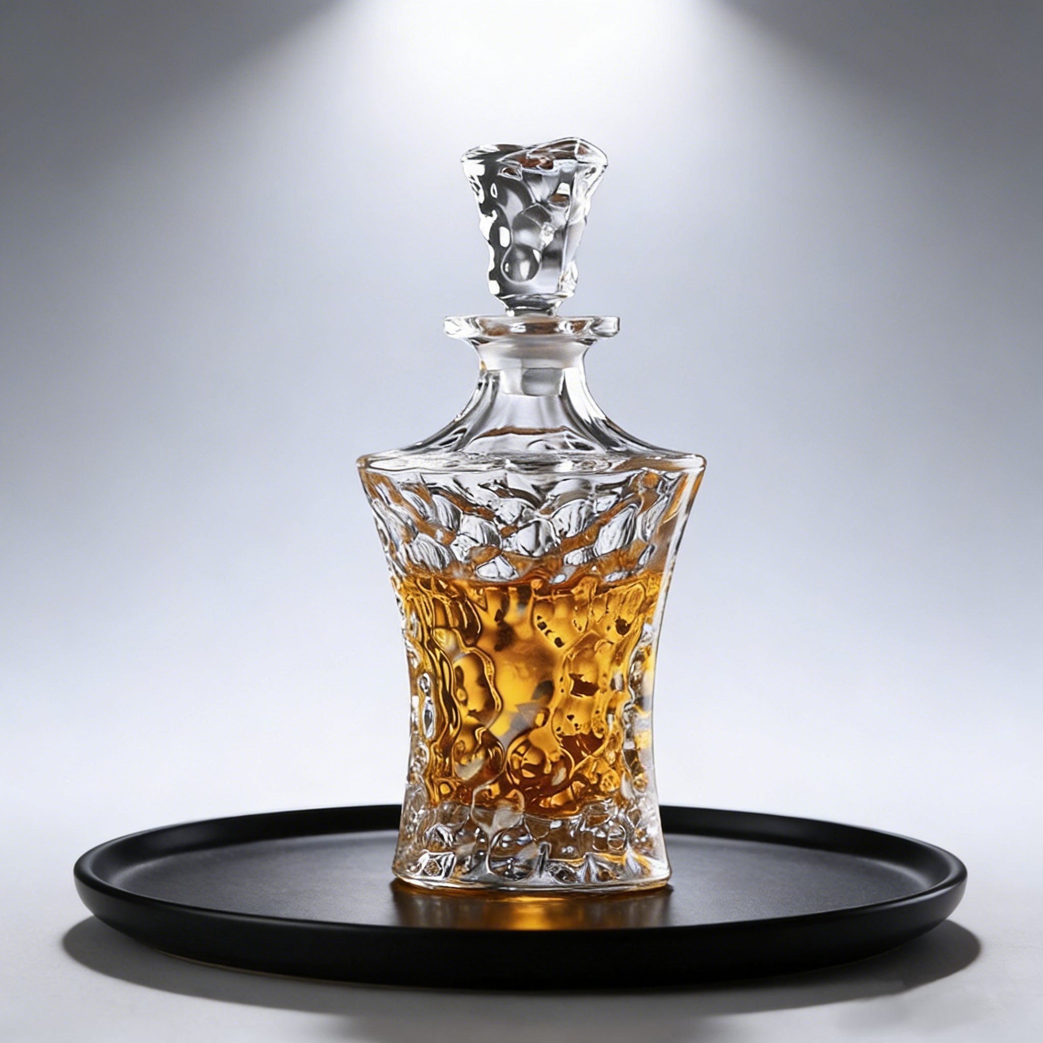 JR Pinnacle Crystal Whisky Decanter