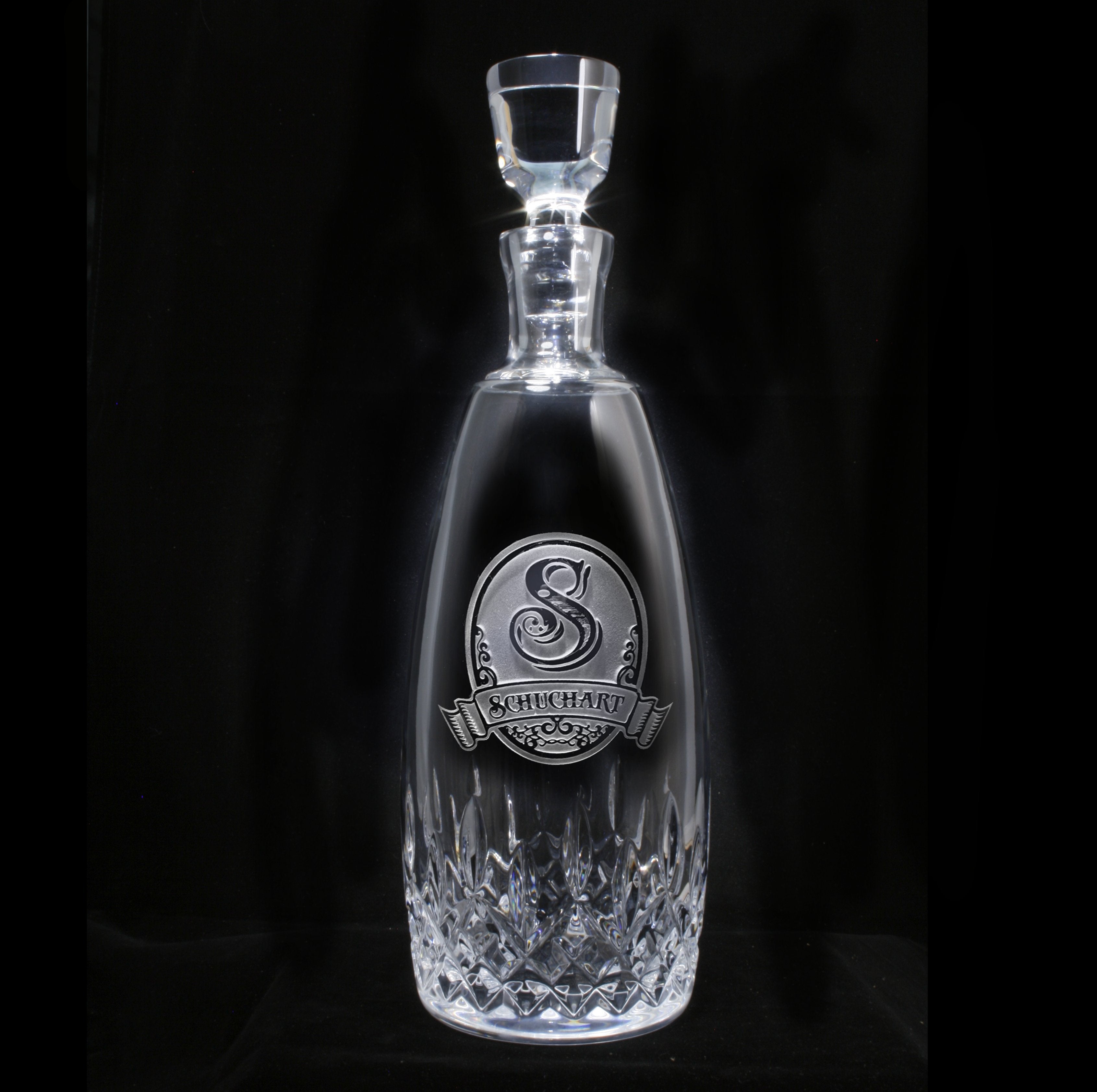 Engraved, Waterford Crystal Decanter