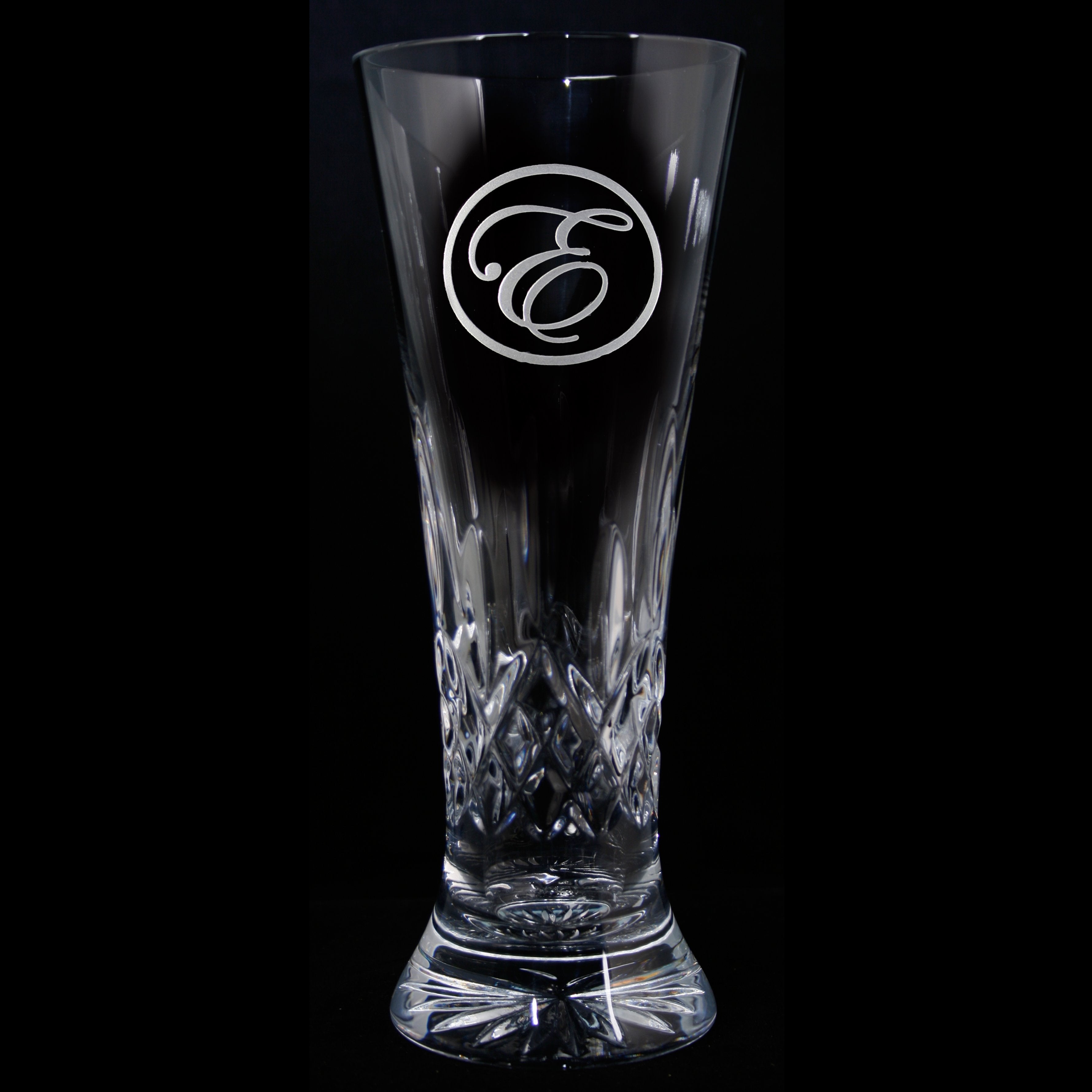 Engraved Crystal Beer Pilsner